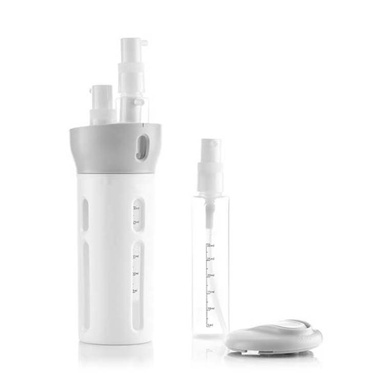 Reis-zeepdispenser/travelkit 4 x 40 ml