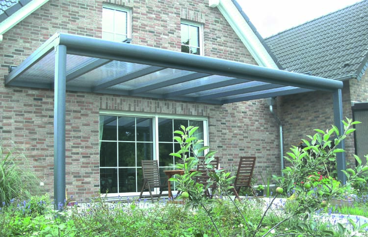 Toiture de terrasse Skyline anthracite B 3000 x D 2500 mm