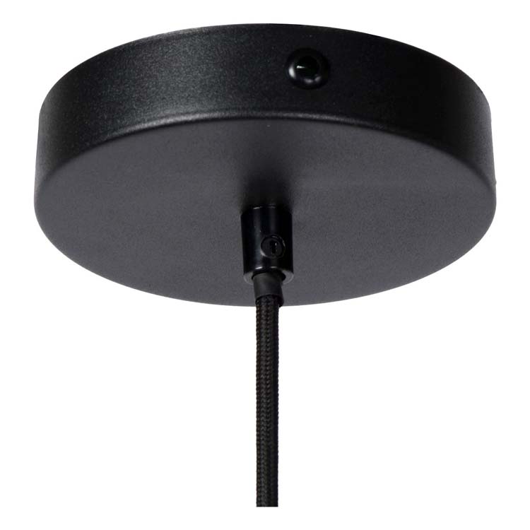 Lucide JOVA - Suspension - Ø 10 cm - 1xE27 - Noir