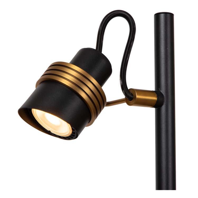 Lucide TUNDRAN - Lampe de table - 2xGU10 - Noir