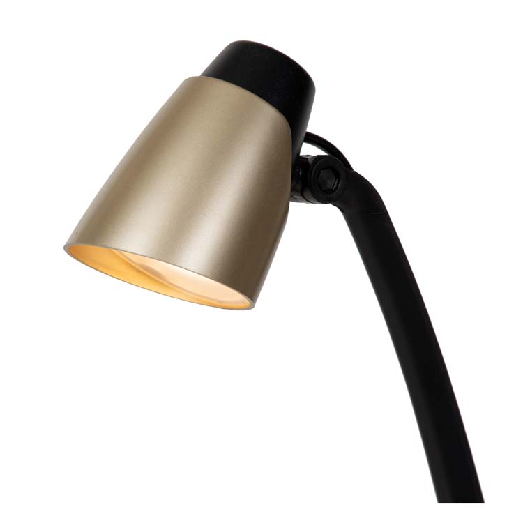 Lucide LUDO - Bureaulamp - LED - 1x4,5W 3000K - Mat Goud / Messing