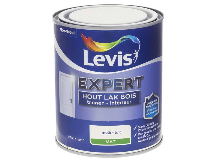 Levis Expert laque bois intérieur mat 0,75l lait