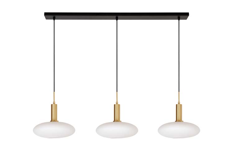 SINGALA - Hanglamp - 3xE27 - Mat Goud - Messing