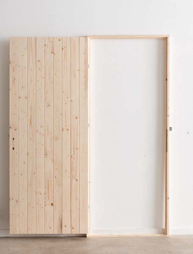 Porte extérieure en bois Codru L 845 x H 2060 mm D