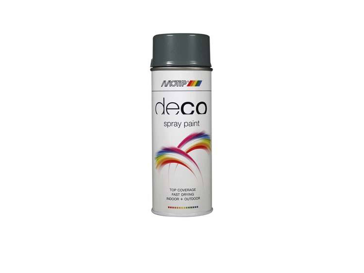 Motip Deco laque en spray brillant 0,4l gris bleu