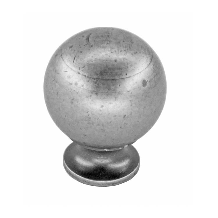 Tirant de meuble boule 725 . 26mm vieil argent