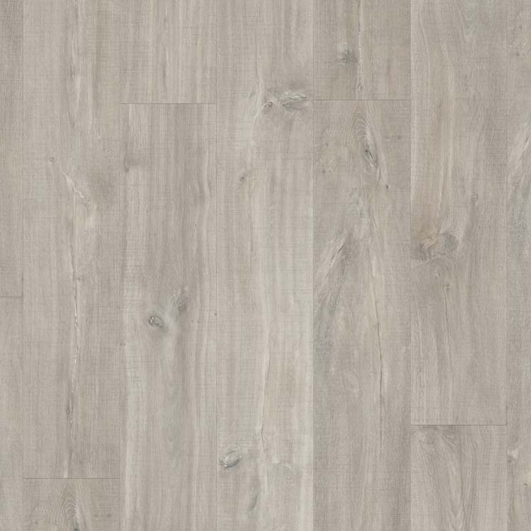 Vinyle Quick-step alpha vinyl small planks 4 plus 1mm chêne canyon gris avec traits de scie