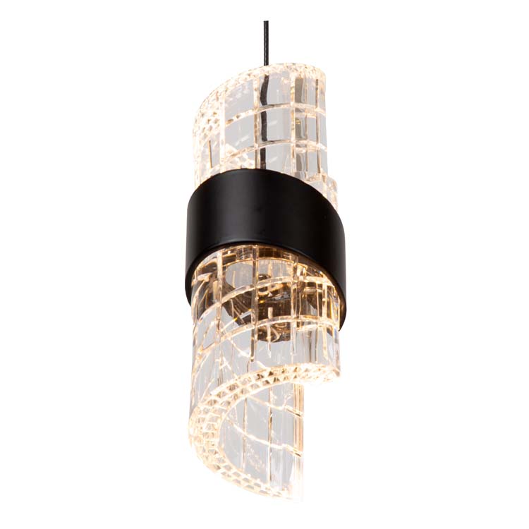 KLIGANDE - Suspension - Ø 30 cm - LED Dim. - 5x8W 2700K - Noir