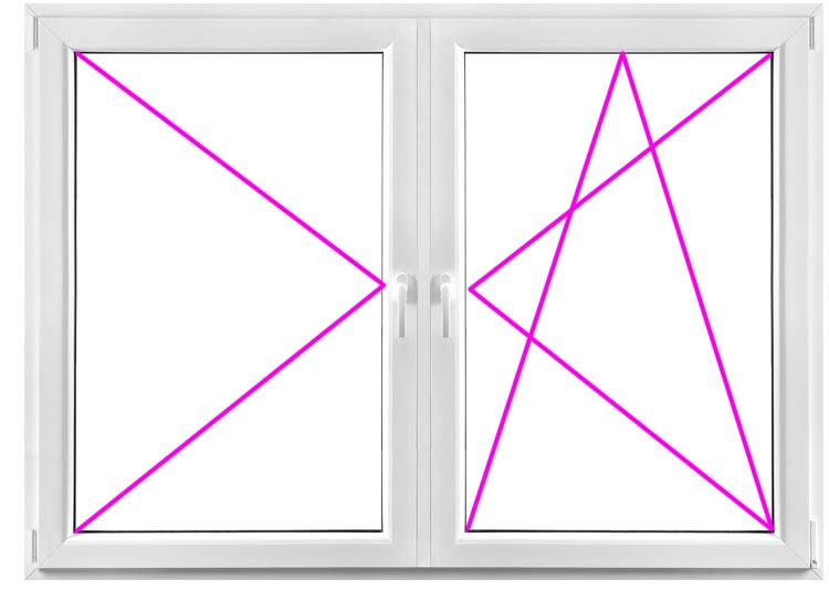 2-VL draaikiepraam pvc Ikkuna wit 70 mm B1200XH1000 mm rechts