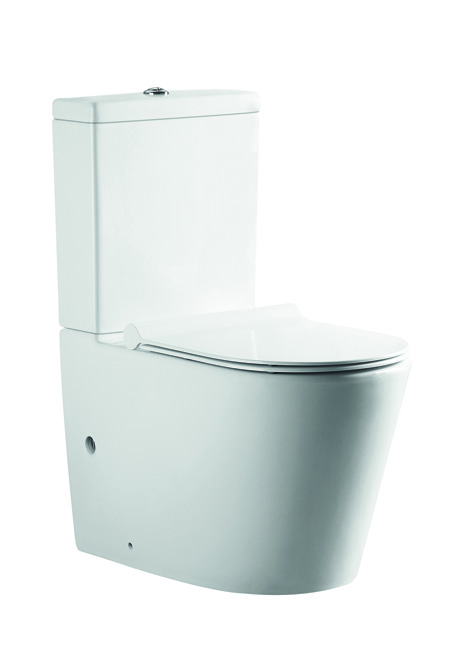 Staand toilet Gerok wit rimless met Geberit binnenwerk