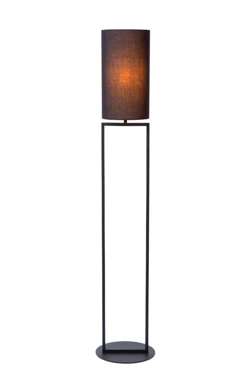 Vloerlamp - Ø 26 cm - 1xE27 - Zwart