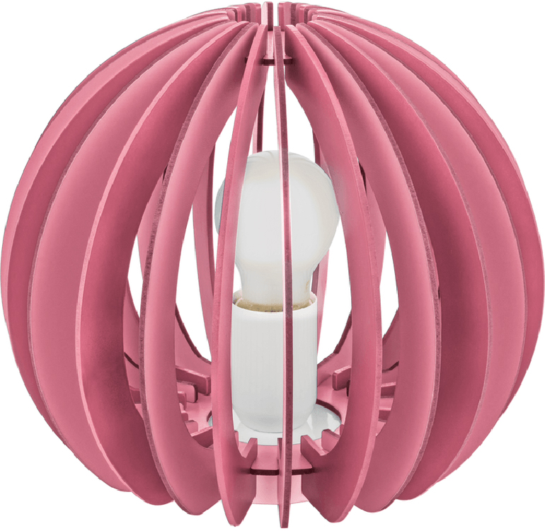 Lampe de table - E27 - Rose - Lampe excl.