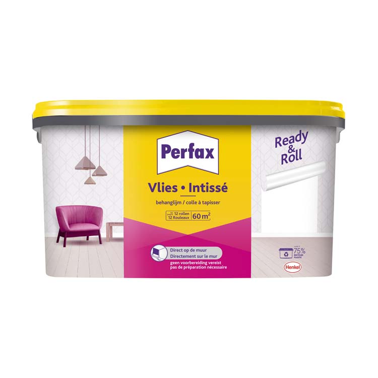 Perfax Ready & Roll vliesbehanglijm 9kg