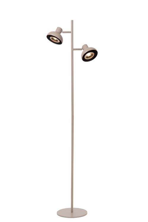 Lucide SENSAS - Vloerlamp - 2xES111 - Beige