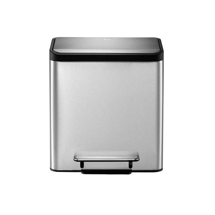 Poubelle Elien 15L+15L inox