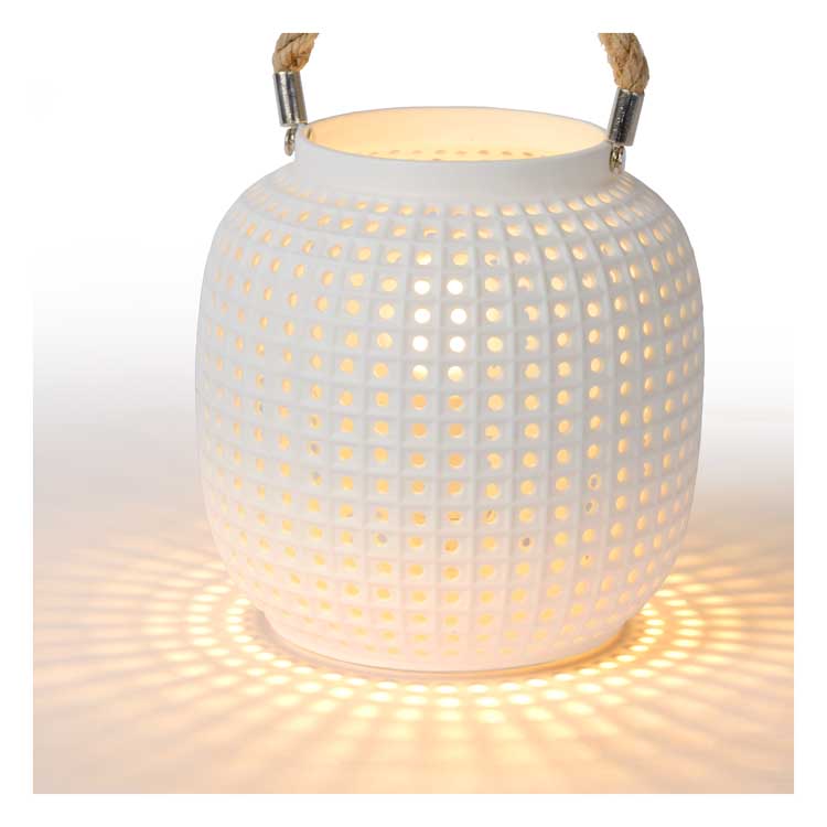 Lucide SAFIYA - Lampe de table - E14 - Blanc