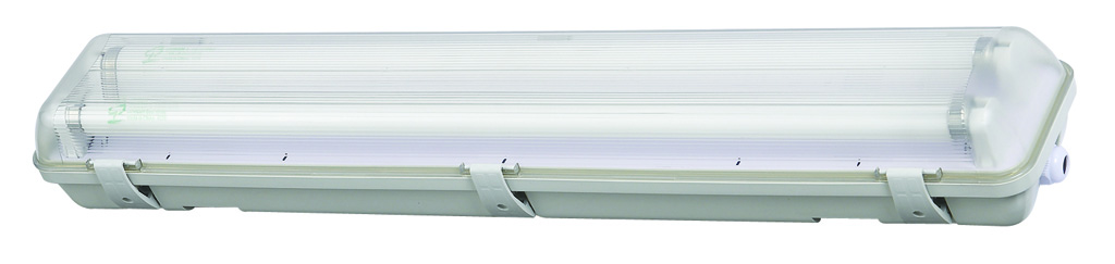 Waterdichte LED armatuur IP65 600mm dubbel