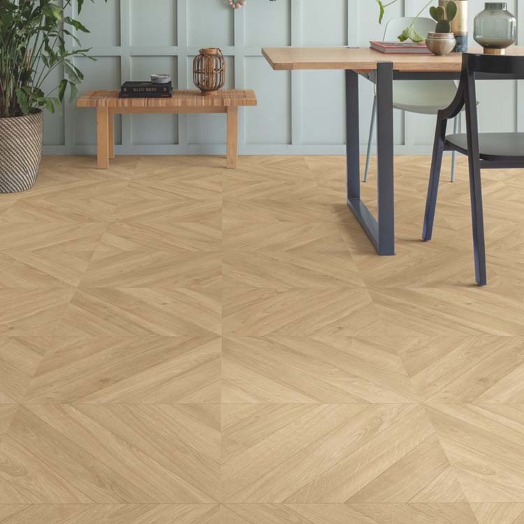 Staal Quick-step Impressive patterns Chevron medium eik