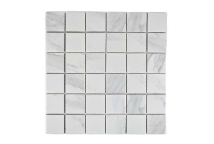 Mosaïque carrara blanche 30,6 x 30,6 cm