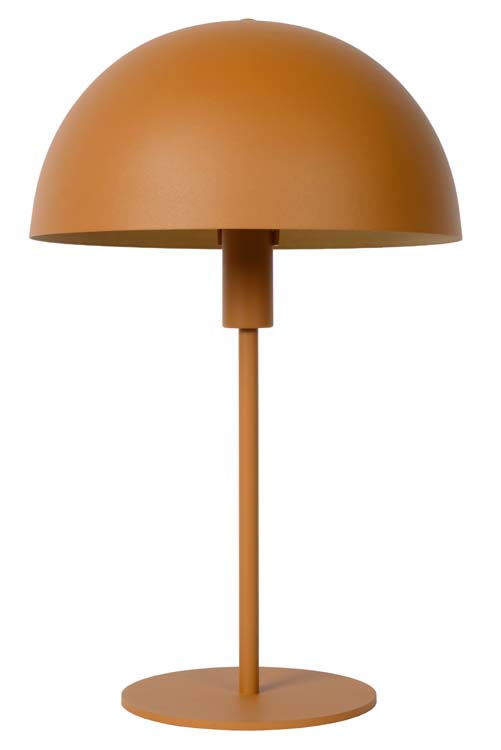 Lucide SIEMON - Lampe de table - Ø 25 cm - 1xE14 - Jaune Ocre