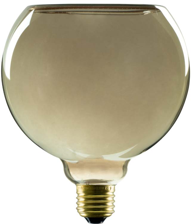 Led floating globe - Ø15 cm - E27 - 1x6W - Smokey grey