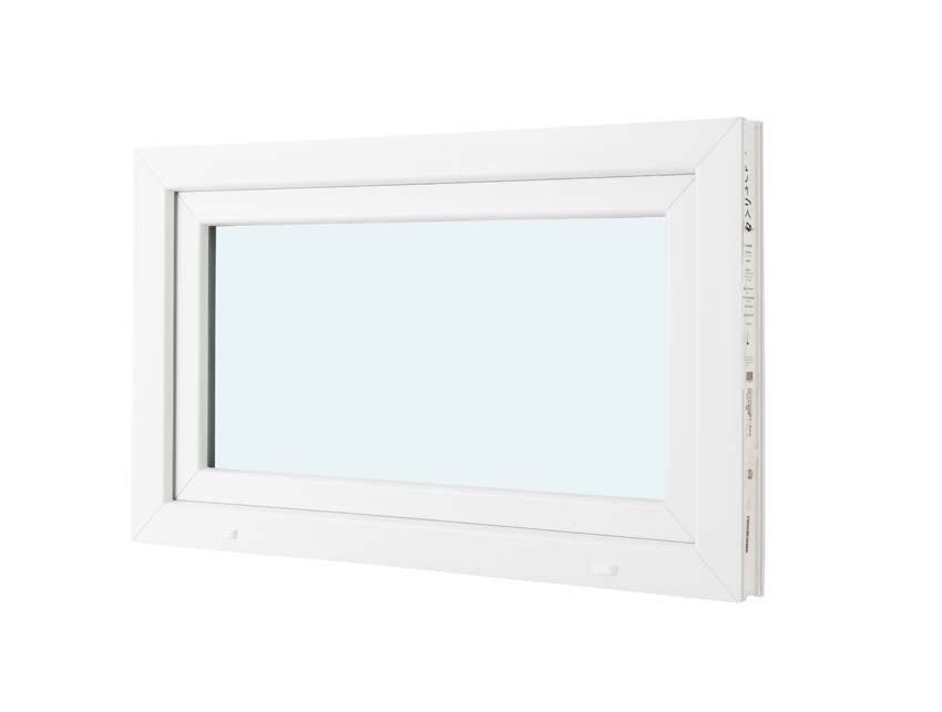 1-VAN oscillo-battant pvc blanc budget B900XH600 mm gauche