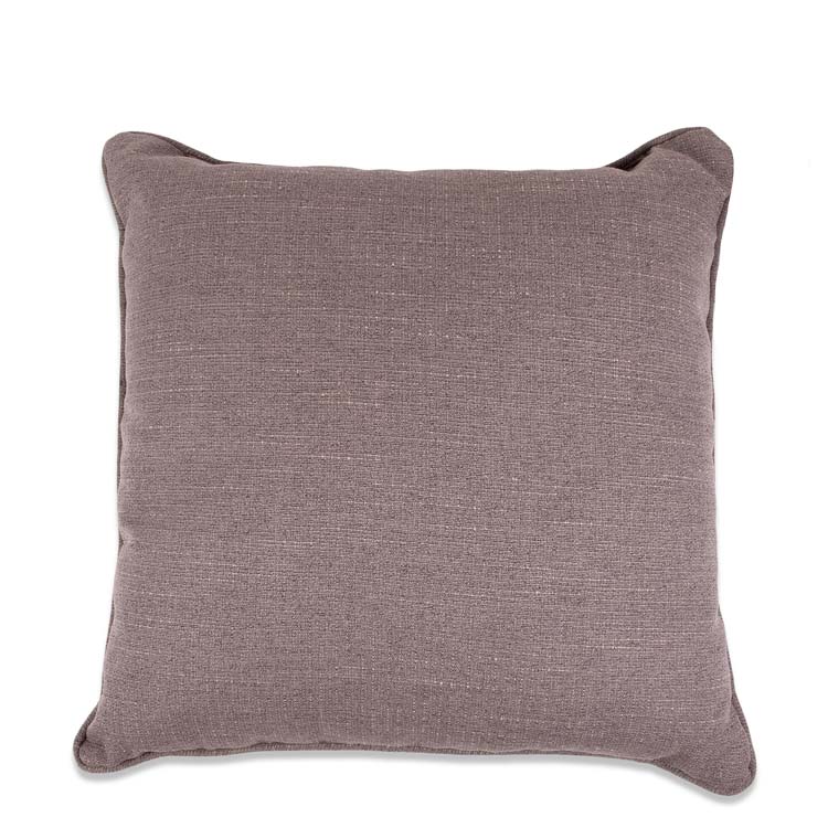 Coussin outdoo polyestre taupe résistant à l'eau 45x45x10 cm