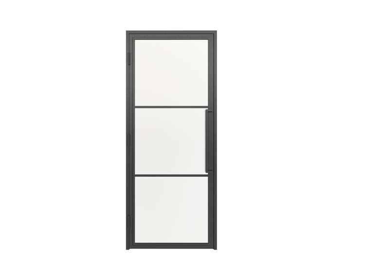 Porte intérieure Fer forgé 4W Tara verre mat 880 x 2040 mm G