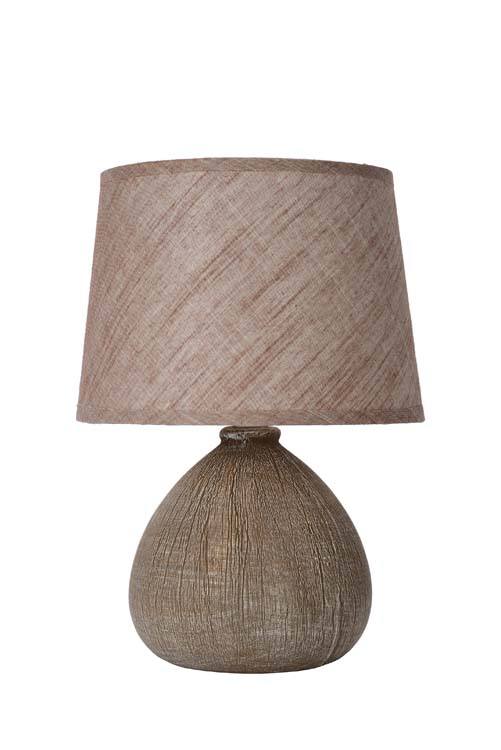 Lampe de table - E14 - Brun