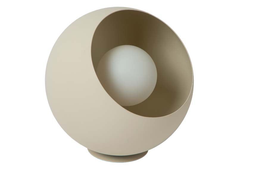 Lucide DOREDOS - Lampe de table - Ø 20 cm - 1xE27 - Crème