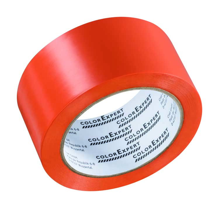 Ruban adhésif PVC lisse 50mmx33m orange