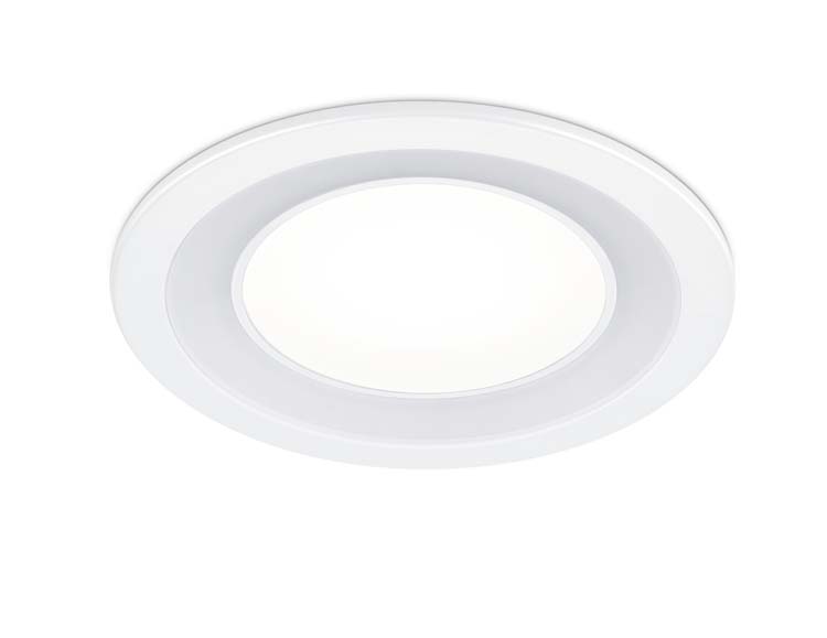 Inbouwspot wit mat incl. 1 x 12,5W LED/ 3000K/ 900LM D14,5cm