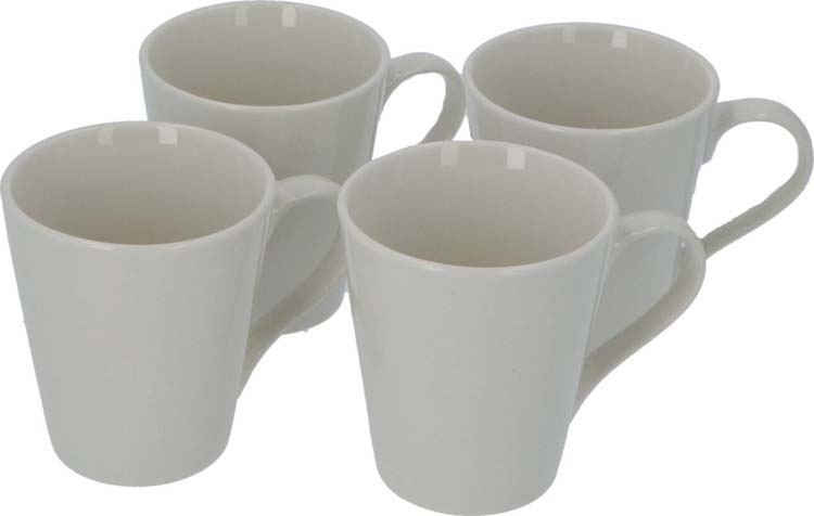 Set de vaisselle porcelaine blanc 36 pièces