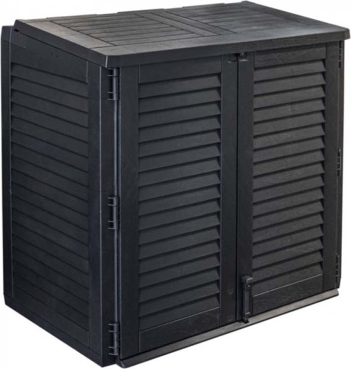 Boîte de rangement conteneur armoire Gomera anthracite