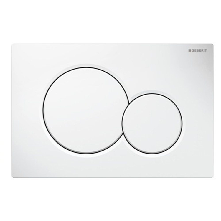 Plaque de commande Geberit Sigma01 3/6 blanc