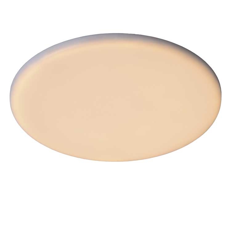 Lucide CERES-LED - Plafonnier Salle de bains - Ø 21,5 cm - LED Dim. - 1x30W 3000K - IP44 - Noir