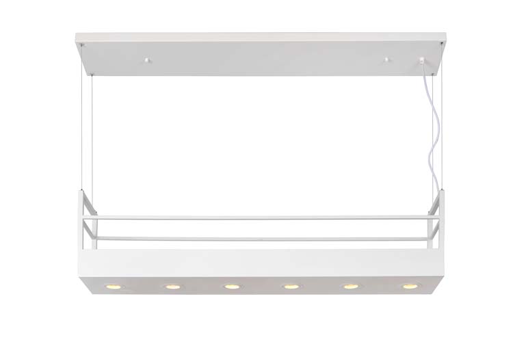 Lucide MIRAVELLE - Hanglamp - 6xGU10 - Wit