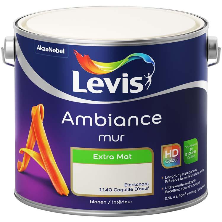 Levis Ambiance muurverf extra mat 2,5l eierschaal