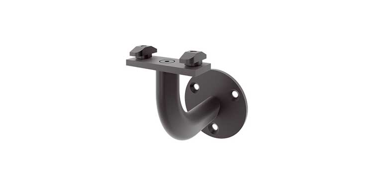 Draagbeugel voor handrail Talaka Black RAL9005