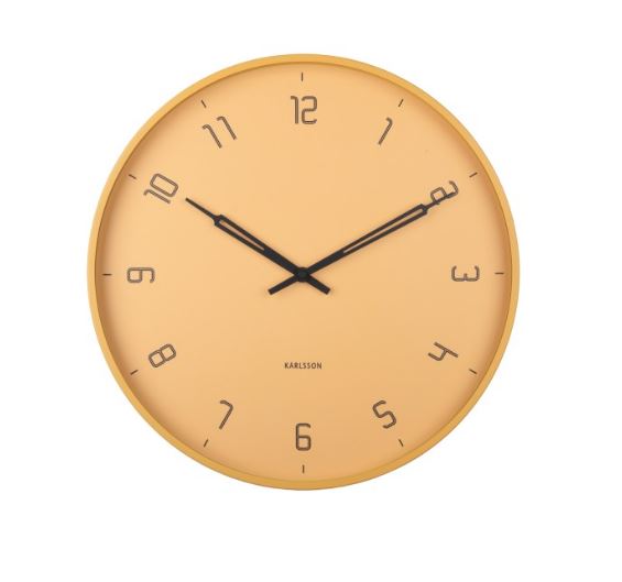 Horloge murale brune Ø 40 cm