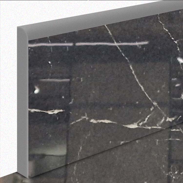 Plinthe Nero Marquina brillant 7 x 120 cm