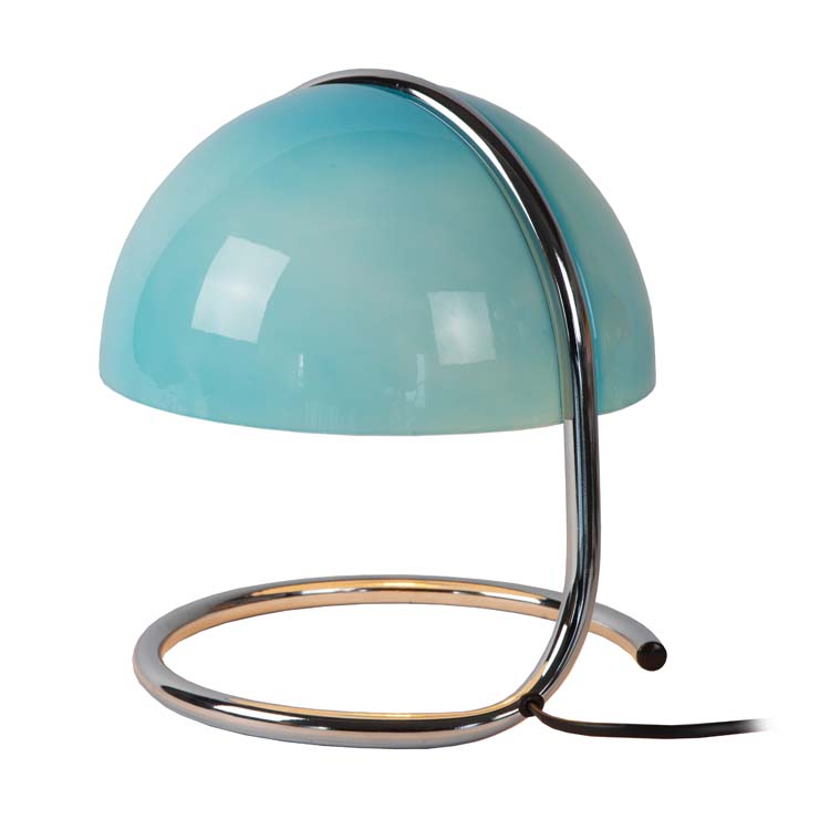 Lampe de table - Ø 23,5 cm - 1xE27 - Bleu