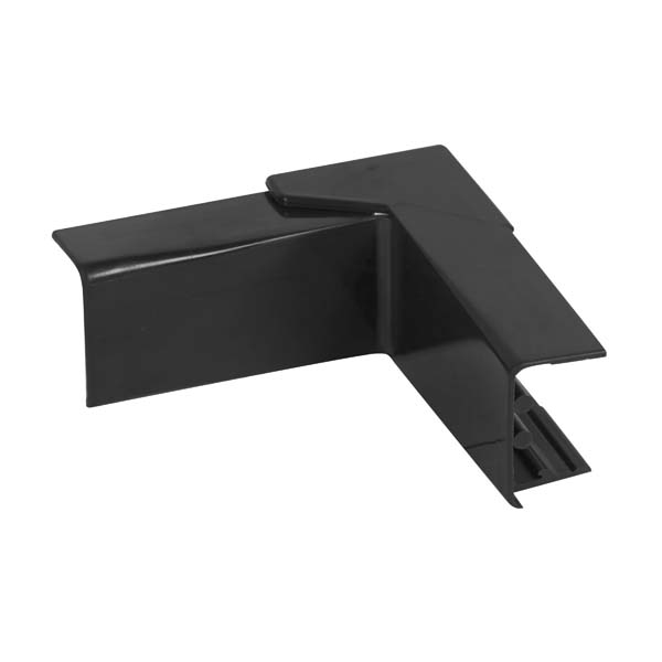 Cache-câble angle intérieur/extérieur variable DLP noir 20 x 12,5 mm