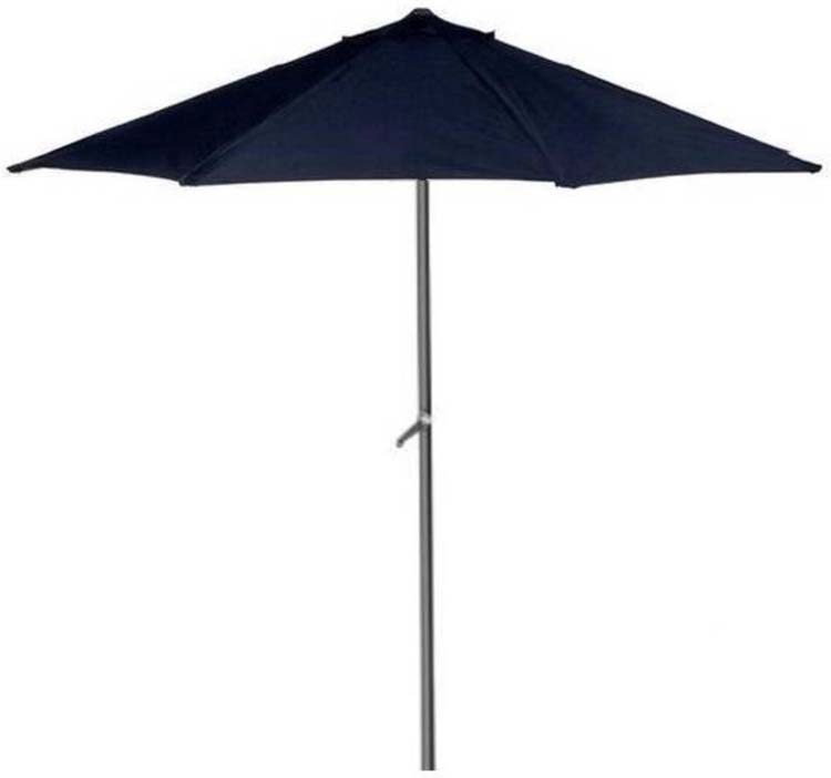 Parasol met zwengel rond D300 cm zwart