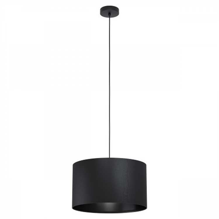 Hanglamp zwart diam38Cm E27