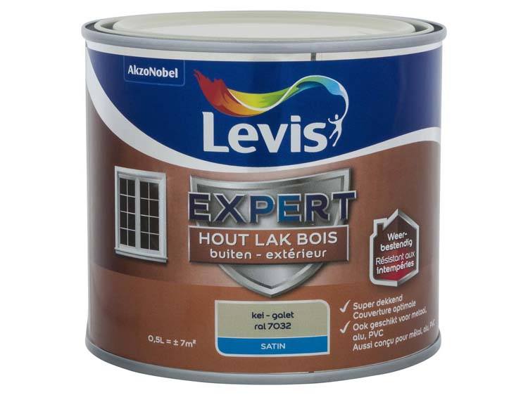 Levis Expert lak buiten zijdeglans 0,5l kei