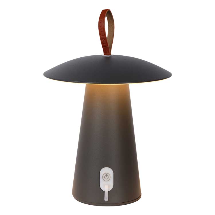 Lucide LA DONNA - Lampe de table Extérieure - Anthracite - 15% DE RÉDUCTION SUPPLÉMENTAIRE