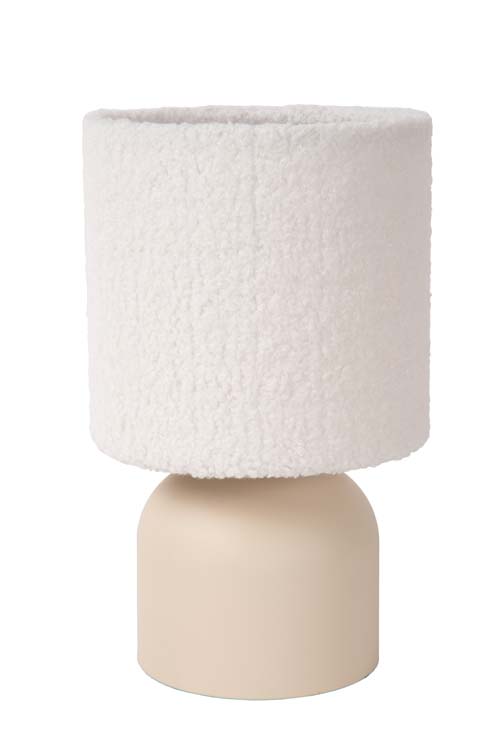 WOOLLY - Lampe de table - Ø 16 cm - 1xE14 - Crème