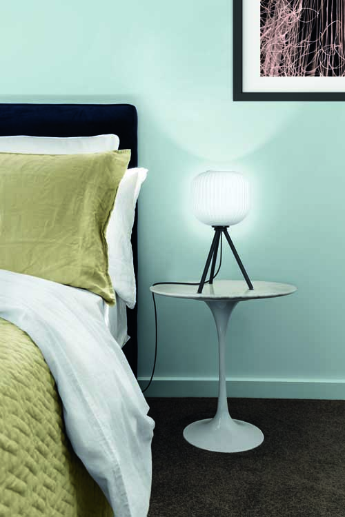 Lampe de table noire/blanc E27