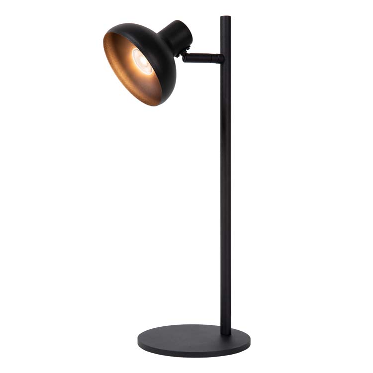 Lucide SENSAS - Lampe de table - Ø 18 cm - 1xES111 - Noir